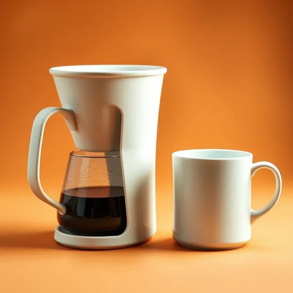 Kit café coado com caneca